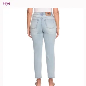 Frye Stevie High Rise Light Wash Straight‎ Denim Jeans thumbnail 2