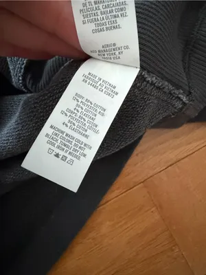Aerie Lightweight Ribbed Short Sleeve Sweatshirt Size XL thumbnail 8
