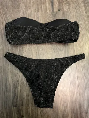 Bikini Set Sparkly Bandeau thumbnail 2