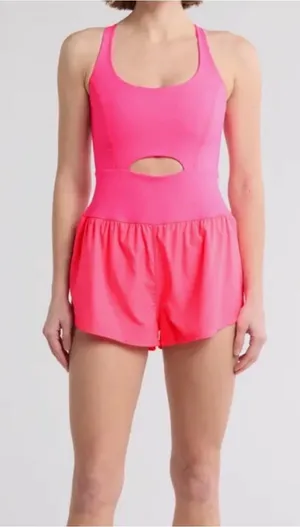Free People Righteous Runsie Pink Size M thumbnail 1