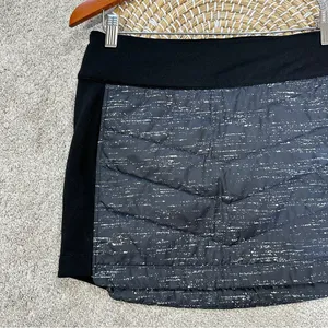 Smartwool Women’s Merino Wool Insulated Quilted Pull On Mink Skirt in Black S thumbnail 2