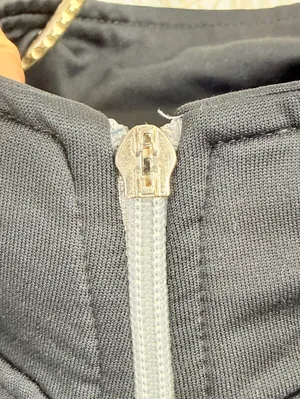Alo Yoga Vintage Black & Gray Activewear Pocket Track Jacket - Size - Medium thumbnail 7