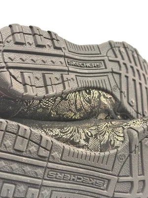 Skechers Size 7.5 Black Floral Ballet Flats Womens Stylish Casual Shoes thumbnail 10