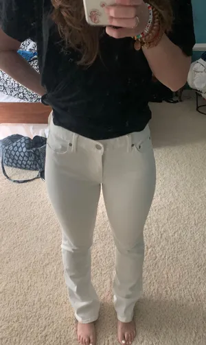 Gap White Boot Cut Jeans thumbnail 3
