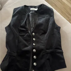 CAbi Black Buttoned Vest thumbnail 1