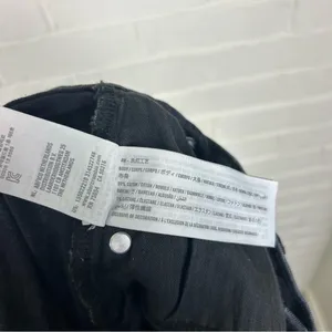Abercrombie & Fitch Washed Black The 90s Relaxed Jean High Rise Size 14/32 thumbnail 3
