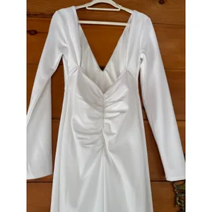 Lulus Extravagant Love White Backless Long Sleeve Wedding Dress Extra Small thumbnail 6