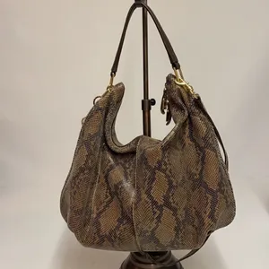 G.I.L.I. Milano Snake Print Leather Hobo Bag C9‎ thumbnail 7