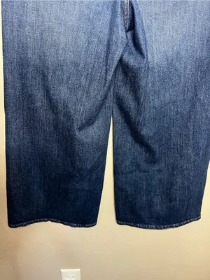 Madewell High‎ Rise Wide Leg Crop Denim Jeans thumbnail 9