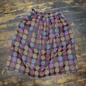 Hutch Anthro royalcore 0 academia colorful pleated skirt thumbnail 1