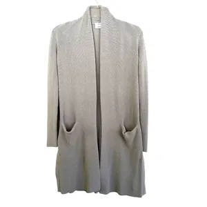 Wilfred Aritzia Womens Cardigan XS Gray Knit Open Front Sweater thumbnail 2