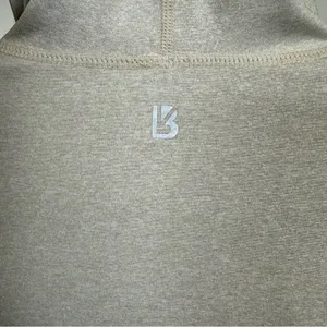 Buffbunny Athleisure Cropped‎ Hoodie Stretch Activewear Gray Gym Ready M thumbnail 6