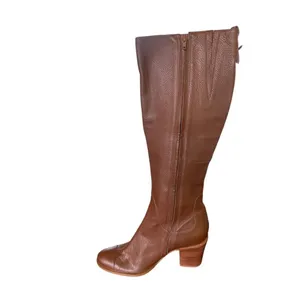 Skechers Women’s Knee High Leather Boots Brown Size 9 thumbnail 3