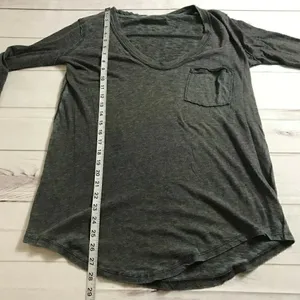 We The Free Womens Gray Pullover Top Size Medium Gray thumbnail 8