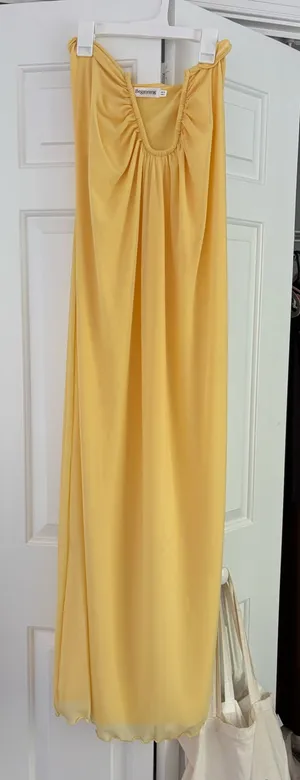 Beginning Boutique Dress Yellow thumbnail 1