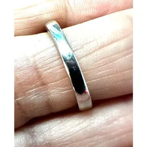Silver tone rhinestone ring Silver thumbnail 5