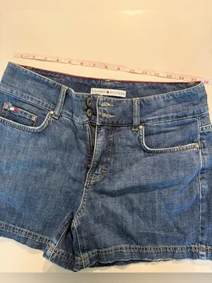 Tommy Hilfiger Classic Indigo Denim Jean Shorts Preppy/Y2k vibes Size‎ 8 thumbnail 10