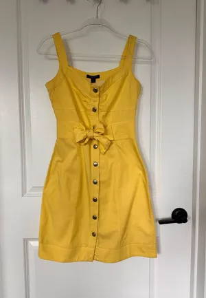 Banana Republic Dress Yellow thumbnail 1