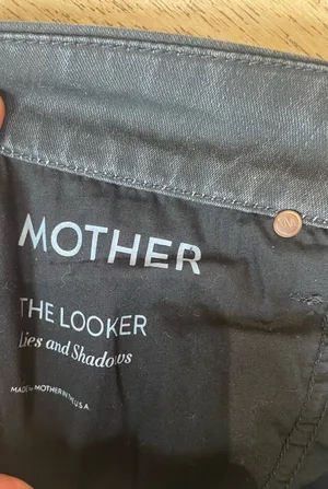 🖤 MOTHER The Looker Skinny Jeans - Lies and Shadows - Size 28 thumbnail 4
