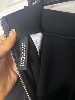 Divided H&M short black skirt thumbnail 3