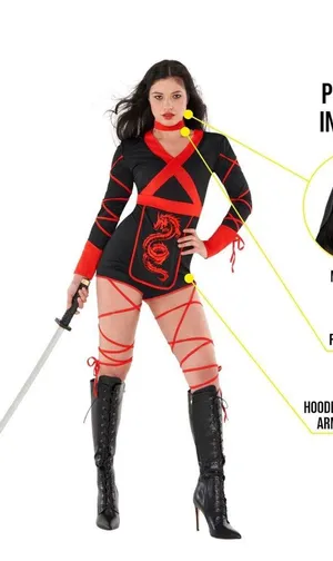 Amazon Ninja Costume thumbnail 2