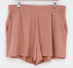 Old Navy Active Womens XL Mauve Pink Jersey Lounge Shorts High Rise Pockets thumbnail 1