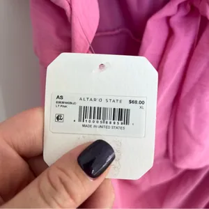 NEW Altar’d State Pink Mini Dress Size XL available NWT thumbnail 5