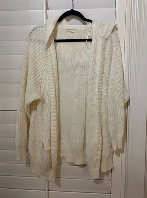 Aeropostale Knit Cardigan Long hooded thumbnail 1