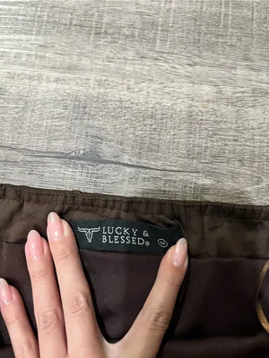 LUCKY AND BLESSED Boot Stitch Suede Tube Corset Top thumbnail 4