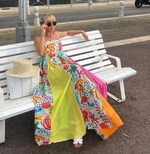 💕FARM RIO💕 White Good Vibes Maxi Dress Floral Tropical Print XS NWT thumbnail 9