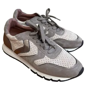 Caslon Retro Low Top Lace Up Leather Upper Metallic Accent Womens Sneakers 8M thumbnail 1