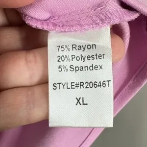 Tuckernuck Size XL Miranda Lilac Purple Off the Shoulder 3/4‎ Sleeve Blouse thumbnail 5