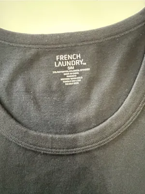French Laundry Black Top  Size S/M thumbnail 3
