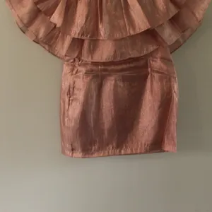 Choosy Copper Rose Organza Dress Size Small thumbnail 7