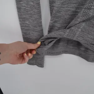 Lululemon Swiftly Tech Long Sleeve Crew Top Slate Grey White Running Women's 6 thumbnail 8