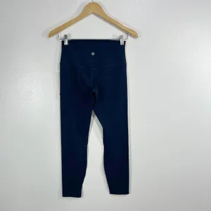 Lululemon Align High-Rise Pant 25 Women 6‎ True Navy LW5CT3S Nulu Yoga Legging thumbnail 4