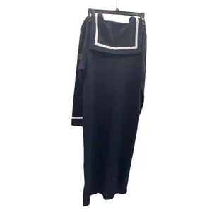 Lauren Ralph Lauren womans Navy Blue White Nautical Maxi Dress size P/S SKU 8461 thumbnail 10