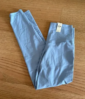 aerie Light Blue High-Waist Leggings thumbnail 1