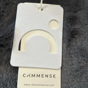 Woman’s Commense Gray Teddy Jacket with Faux Fur Trim Size Small thumbnail 4