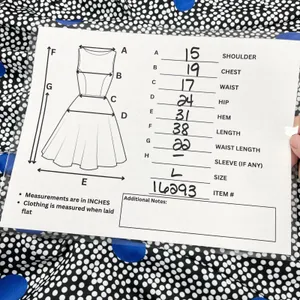 ISLE By Melis Kozan Bottomless Brunch Dress L Polka Dot Fit Flare Mod Pop Art thumbnail 13