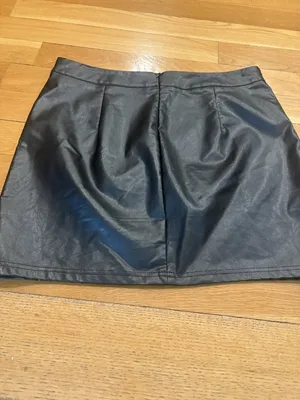 Lulus Size Extra Large (XL) Lulus Women's Black Faux Leather Mini Skirt with Sid thumbnail 3
