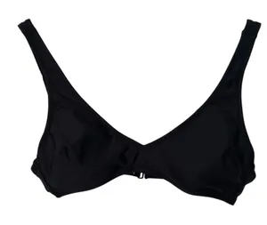 NWT Aerie Real Good Scoop Neck Black Bikini Top Women’s Size XXS thumbnail 1