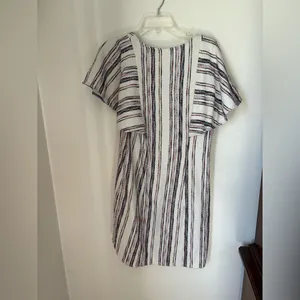 Anthro Akemi + Kin Striped Knit Dress Small Multicolor Scoop Neck thumbnail 9