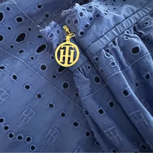 Tommy Hilfiger Blue Smocked Elastic Waist‎ A-Line Mini Skirt Womens Casual thumbnail 5