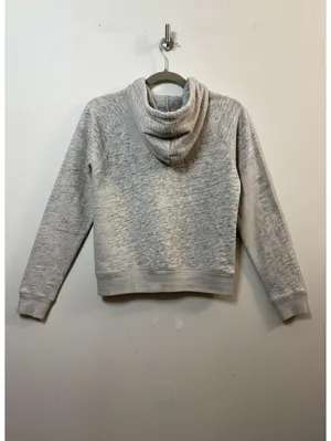 Hollister Women’s Gray Space Dye Pullover Hoodie Small Embroidered Logo Cozy thumbnail 3