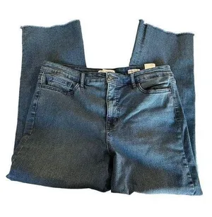Social Standard by Sanctuary women's size 14, high rise crop straight, raw hem thumbnail 1