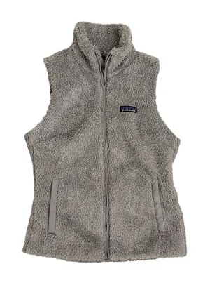 Patagonia Gray Los Gatos Full Zip Water Resist Layering Fleece Vest Women's XS thumbnail 1