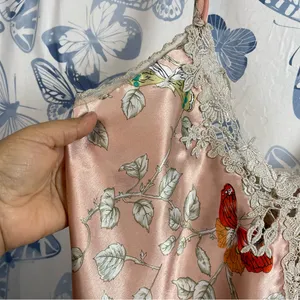 Victoria’s Secret Floral Lace Trim Bodysuit Sz M thumbnail 4