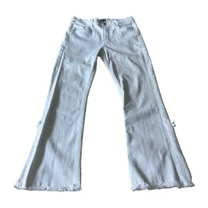 Citizens Of Humanity White Drew Fray Hem Cropped Jeans Size 26 thumbnail 3