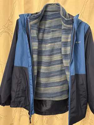 Eddie Bauer Jacket with full zip and hood reversable with one side fleece Kids Sz.L 14/16 thumbnail 8